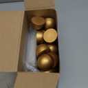 30 Pack Gold Acrylic Wedding Table Numbers 1-30 with Stands 4 x 6 Inch Acrylic Table Signs with Gold Round Card Holder Wedding Seating Chart for Reception Decorations Event Party (Arch)