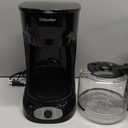 Mueller 12-Cup Drip Coffee Maker - Borosilicate Carafe, Auto-Off, Reusable Filter, Anti-Drip, Keep-Warm Function, Clear Water Level Window Coffee Machine, Kitchen Essentials & Accessories (Black)