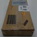 QEEIG Floating Shelf for Wall Bathroom Shelves Bedroom Kitchen Living Room Farmhouse Small Book Shelf 16 inch Set of 1, Black (015-B1)