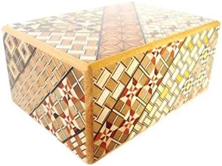 Uncommon Treasures Yosegi Puzzle Box 4 Sun 12 Steps