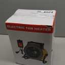 Greenhouse Heater with Digital Thermostat, 1500W/750W Electric Grow Tent Heater, IPX4 Waterproof, Overheat Protection, Fast Heating for Patio, Flower Room, Green House, Ourdoor, Yellow