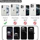 for Apple iPhone 16 Case 6.1-Inch 2024, Yellowing-Resistant Shockproof Phone Bumper Cover, Anti-Scratch with Camera Lens Protector for iPhone 16 Phone Transparent Case (Silver Border)