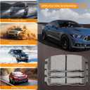 Priority1 HZ1275H Ceramic Rear Brake Pads Compatible with Chevrolet Captiva Sport 2015-2008, Equinox 2017-2007 GMC Terrain 2017-2010, Saturn Vue 2010-2008, Suzuki XL-7 2009-2007