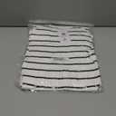 MEROKEETY Women's 2025 Sleeveless Summer Tank Dress Striped Bodycon Maxi Dress Square Neck Ribbed Knitted Sundress Size M