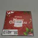 Vloso 20 Rolls 100 Yards Christmas Ribbon for Gift Wrapping,3/8 Inch Christmas Grosgrain Ribbon,Christmas Ribbon for Crafts DIY Holiday Christmas Decorations