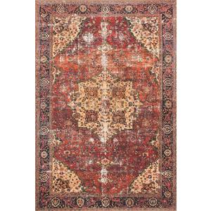 Loloi Loren Collection LQ-07 Red/Navy 7'-6" x 9'-6" Area Rug