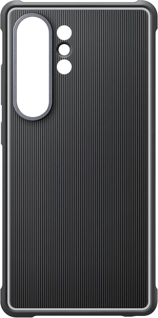Samsung Galaxy S25 Ultra Rugged Phone Case, Protective Cover, Durable Raised Edges, Shockproof, Enhanced Stability, Sleek and Modern Design, US Version, EF-RS938CBEGUS, Black