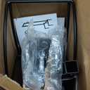 TomCare Garden Hose Holder 4 Spikes Garden Hose Reel Hose Stand Upgraded Water Hose Storage with Tool Hooks Garden Hose Hanger Organizer Holds 160ft Hoses for Outside Yard Lawn, Black