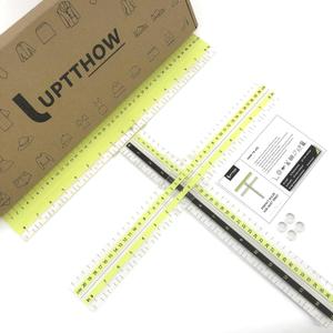 T-Shirt Alignment Ruler Guide Tool to Center Designs Acrylic Transparent Movable T Ruler Set for Heat Press Adult Kids Children Little Boys Tee Clothing Measurement Tool