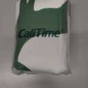 CaliTime Christmas Throw Pillow Covers Decorative 18 X 18 Inches Set of 4 Cozy Fleece Trees Deers Car Snowflakes Cushion Cases for Couch Sofa Bed Living Room Farmhouse Christmas Green Red