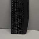 Ergonomic Wireless Keyboard with Wrist Rest, Wave Keys, Comfortable Natural Typing, 2.4GHz Full Size Ergo Wireless Computer Keyboard for Multi-OS, Windows, Mac OS Laptop/PC/Notebook (Black)