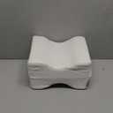 5 STARS UNITED Knee Pillow for Side Sleepers - Hip Pain Relief, Memory Foam Leg Cushion for Side Sleeping - Between Legs Pillow for Sciatica & Lower Back Pain, White (Standard)