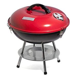 Cuisinart CCG190RB Inch Portable BBQ Charcoal Grill, 14", Red, 14.5" x 14.5" x 15"