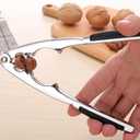 Cabilock Nut Walnut Clip, Heavy Duty Zinc Alloy Nut Cracker Tool for All Nuts, Effortless Double Clamping Design for Pecans, Almonds, Hazelnuts and More