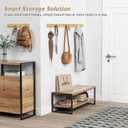 Forbena Natural Wood Coat Rack Wall Mount Set of 4, Wooden Wall Hooks for Bathroom Towels, Vertical Coat Hanger for Kids Room, Boys Girls Bedroom, Office, Entryway Keys Hats and Shoes -16 Hooks
