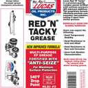 2 x Lucas Oil 10005 Red 'N' Tacky Grease - 14 Ounce