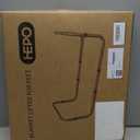 HEPO Blanket Lifter for Feet, Bed Cradle for Foot of Bed Adjustable Height, Blanket Lift Bar for Toes Leg Knee Ankle Post Surgery Recovery Bed Rails, Sheet Raiser Foot Tent for End, Included 4 Clips