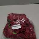 20 Pcs Artificial Flower Peonies, 5" Silk Fake Peonies with 6" Stems No Leaf, Faux Peonies Flowers for Decoration Wedding Home Party Centerpiece Decor Floral Art (Wine Red)