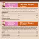 Wellness CORE Tiny Tasters Minced & Pate Kitten Wet Cat Food, Natural, Protein-Rich, Grain Free, 1.75-Ounce Pouch, 12 Pack, (Chicken Variety Pack)