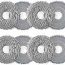 JINGDING Washable Mop Pad, Compatible for Roborock Q Revo, Robot Vacuum Cleaner Replacement Accessories Spare Parts (Color : 10pcs)