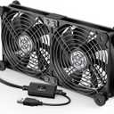 ELUTENG Dual USB Computer Cooling Fan High Speed 120mm Fan Adjustable 5V USB Port Heatsink Cooling Fan 12cm for Laptop Receiver DVR PlayStation Xbox Desk Computer Cabinet Cooling