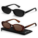 miyya 2025 Polarized Oval Sunglasses with UV Protection - Multiple Trendy Colors & Patterns