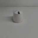 OXO Good Grips Compact Toilet Brush & Canister, White, 6" x 4-3/4" x 17-1/4" h