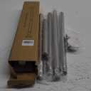 Ausemku Shower Curtain Rod Tension - 26-76 Inch Never Rust Non-Slip Spring Tension Curtain Rod No Drilling Stainless Steel Curtain Rod Use Bathroom KitchenSilver