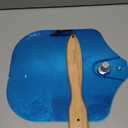 Pizza Peel Aluminum Pizza Spatula, Mooues 12 inch Metal Pizza Paddle(12"x 14")with Rocker Cutter Foldable Wood Handle, [Storage bag included], for Family Pizza Oven Baking Pizza, Dough, Bread & Pastry