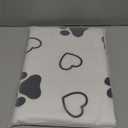 24x36 Inch Non-Slip Dog Grooming Mat for Table Dog Vet Mat Black and White Paw Print Pet Grooming Pad for Cat Pet Checkups Rehabilitation Bath, Waterproof and Easy to Clean