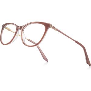 Cat Eye Reading Glasses for Women Blue Light Blocking Readers- Acetate Frame Spring Hinge