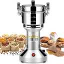 Grain Mill 150g, flour mill grinder for home, Electric Stainless Steel Grain Grinder for Wheat, Spices, Coffee, Corn and Other Dry Food Grinders for Kitchen