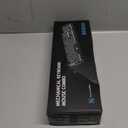 Typewriter Style Mechanical Gaming Keyboard Blue Switch, Rainbow LED Backlit Wired Computer Keyboards Mouse and Pad Combo, Metal Panel Retro Punk Round Keycaps, 104 Keys Anti-Ghost for PC Laptop Gamer, Metallic Silver