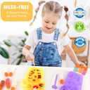 VMNlooking Make Your Own Mini Desserts Squishy Art Toys, 20 Silicone Squishy Making Kit for Kids with Cake Ice Cream Craft Kits, Art Activities for Girls Ages 6-12 Boys, Great Gifts for Girls