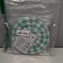 6 Pieces Sage Green Gingham Paper Lanterns Decorations - Green Checkered Party Hanging Supplies for Birthday Baby Shower Bridal Wedding