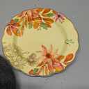 BTaT- Porcelain Floral Plates, 8 inch, 1 Plate, Royal Dessert Plates, Appetizer Plates, Floral Plates, Salad Plates, Small Plates, Small Plates Set, Small Dishes, Dinnerware, Mothers Day Gift
