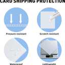 2 x 200ct Trading Card Shipping Protectors - 3.5" x 4.5" White Graded Card Sleeves for Mailing, Premium Lightweight & Reusable Shipping Supplies for Top Loaders, Semi-Rigids, Plastic Card Protector