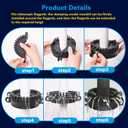 Flag Pole Christmas Tree Kit: Clamping Christmas Tree Flag Pole Mega Topper Light Hook,Outdoor Decoration for Christmas, Courtyard, Courtyard and Holiday Party Supplies