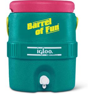 Igloo 2-Gallon Retro Party Water Jug Cooler, Jade