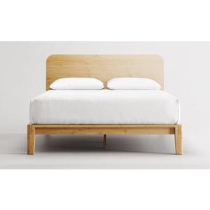 Nectar Bamboo Headboard - Cal King - Natural - Attachable to Bamboo Bed Frame (Sold Seperately) - Easy Tool Free Set Up - Contemporary and Durable