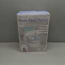 Real Feel 2-in-1 Potty with Wipes Storage, Flushing Sounds & Disposable Liners - Realistic Toilet - Easy to Clean & Assemble - Jool Baby (Aqua)