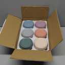 NETANY 6-pack 8oz Glass jars with Airtight Lids, Overnight Oats Containers with Lids, Wide mouth Mason Salad jars, Glass Food Storage Containers for Snacks Yogurt Spice Sugar