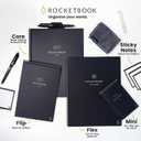 Rocketbook Accessory Kit  Complete Set with 2 FriXion Gel Pens, Spray Bottle, Microfiber Cloth & Pen Dock  Compatible with Rocketbook Notebooks & Planners for Effortless Organization Daily