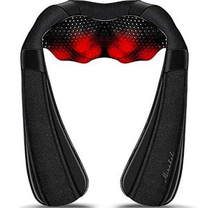 Mothers Day Gifts for Mom Wife Women, Fathers Day Dad Husband Men Gifts, Shiatsu Neck Back and Shoulder Massager with Heat for Pain Relief Deep Tissue, Birthdays, Valentine’s Day, Christmas gift
