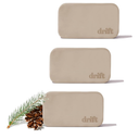 Drift Car Air Freshener - The Original Wood Air Freshener - Car Odor Eliminator - Long Lasting Scent - Metal Clip - Essential Oils - Clean Ingredients - Pine Scent 3 Pack Refill - NO CLIP INCLUDED