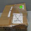 BTP Wood Tripod Floor Lamp for Living Room, 3 Color Temparature LED Bulb Included, Mid Century Modern Wooden Shelf Floor lamp with Linen Shade for Bedroom, Office, Walnut Wood Color (FSC Dark Brown Wood and Linen Shade)