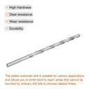uxcell 11mm Twist Drill Bits, High-Speed Steel Straight Shank Extra Long Drill Bit 250mm Length for Wood Plastic Aluminum