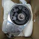 Power Steering Pump, Saginaw P Series 5/8" Keyway, Compatible with GM Vehicles (Chevrolet, GMC, Buick, Oldsmobile, Pontiac), SBC 350, Chrome Finish