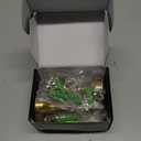 Magnetic Door Stopper for Bottom of Door Catch, Heavy Duty Magnets Door Stops Holder to Keep Door Open, No Drill Strong Adhesive & Screws, Wall & Floor Mounting Stainless Steel Doorstop 2 Pack Gold