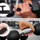 4 PCS Weight Lifting Grips for Deadlifts Powerlifting Strength Training with Storage Bag Ergonomic Rubber Hand Protector Gloves for Men and Women (Black)
